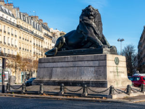Stroll 30 Montparnasse's Lion of Belfort